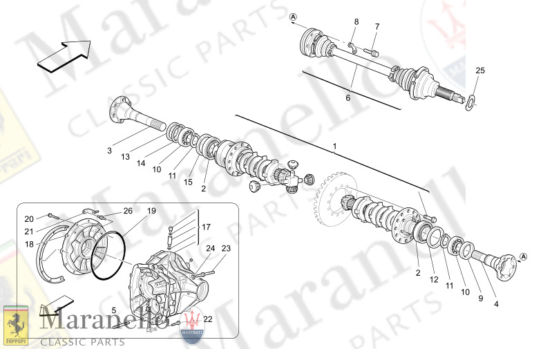 03.21 - 1 DIFFERENTIAL AND REAR AXLE SHAFTS