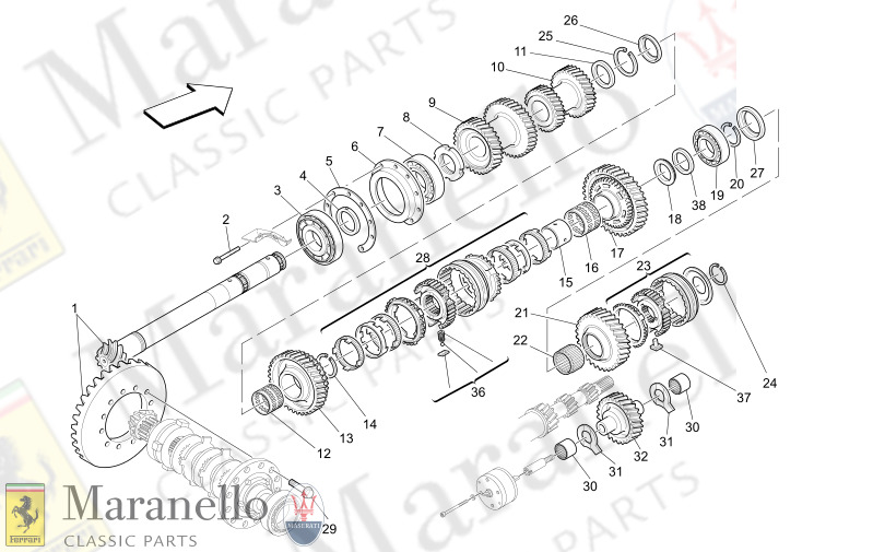 03.12 - 1 LAY SHAFT GEARS