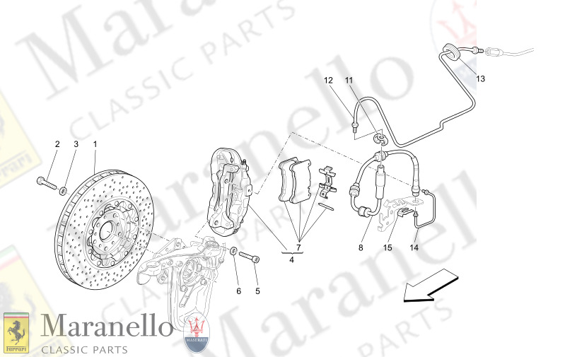 04.10 - 1 BRAKING DEVICES ON FRONT WHEELS