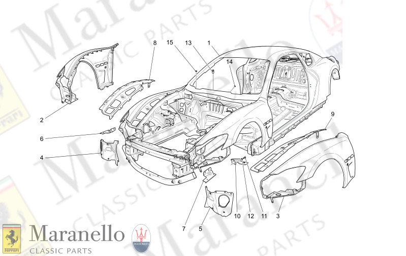 09.00 - 1 BODYWORK AND FRONT OUTER TRIM PANELS