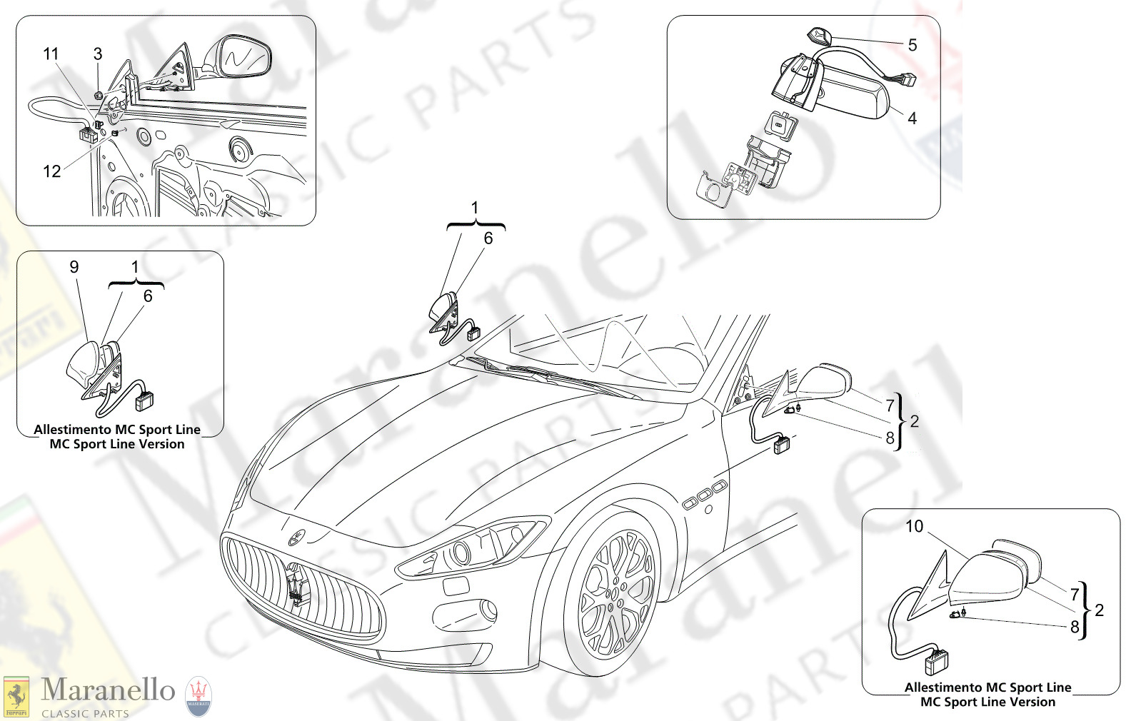 09.35 - 1 - 0935 - 1 Internal And External Rear-View Mirrors