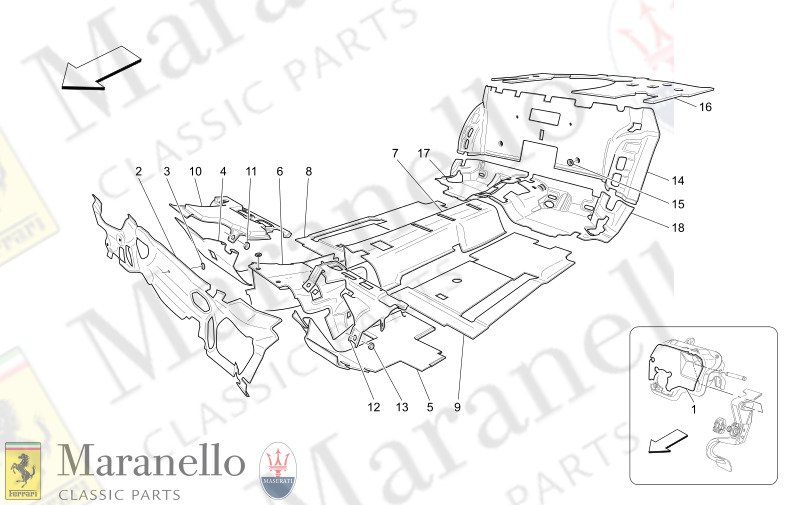 09.62 - 2 SOUND-PROOFING PANELS INSIDE THE VEHICLE