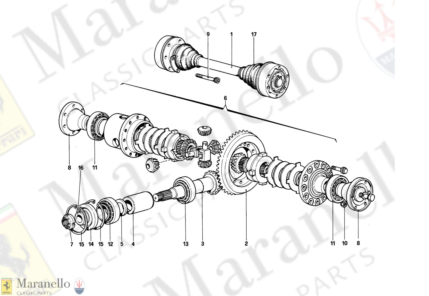 032 - Differential & Axle Shafts