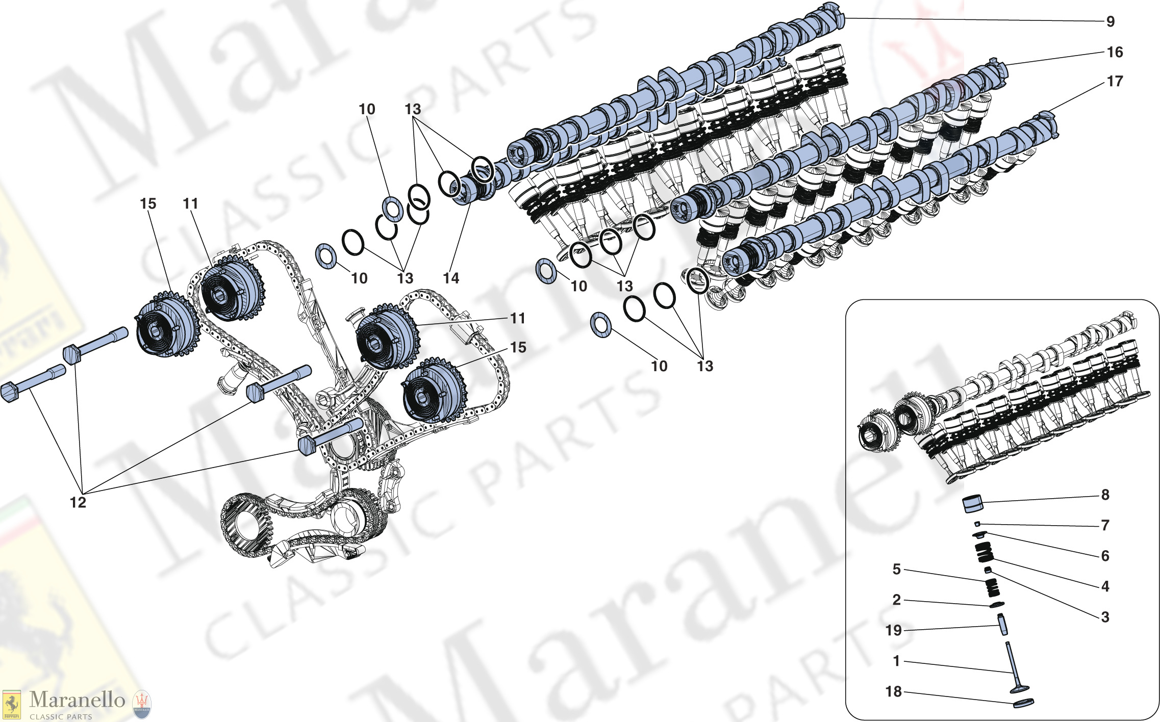 005 - Timing System - Tappets And Shafts