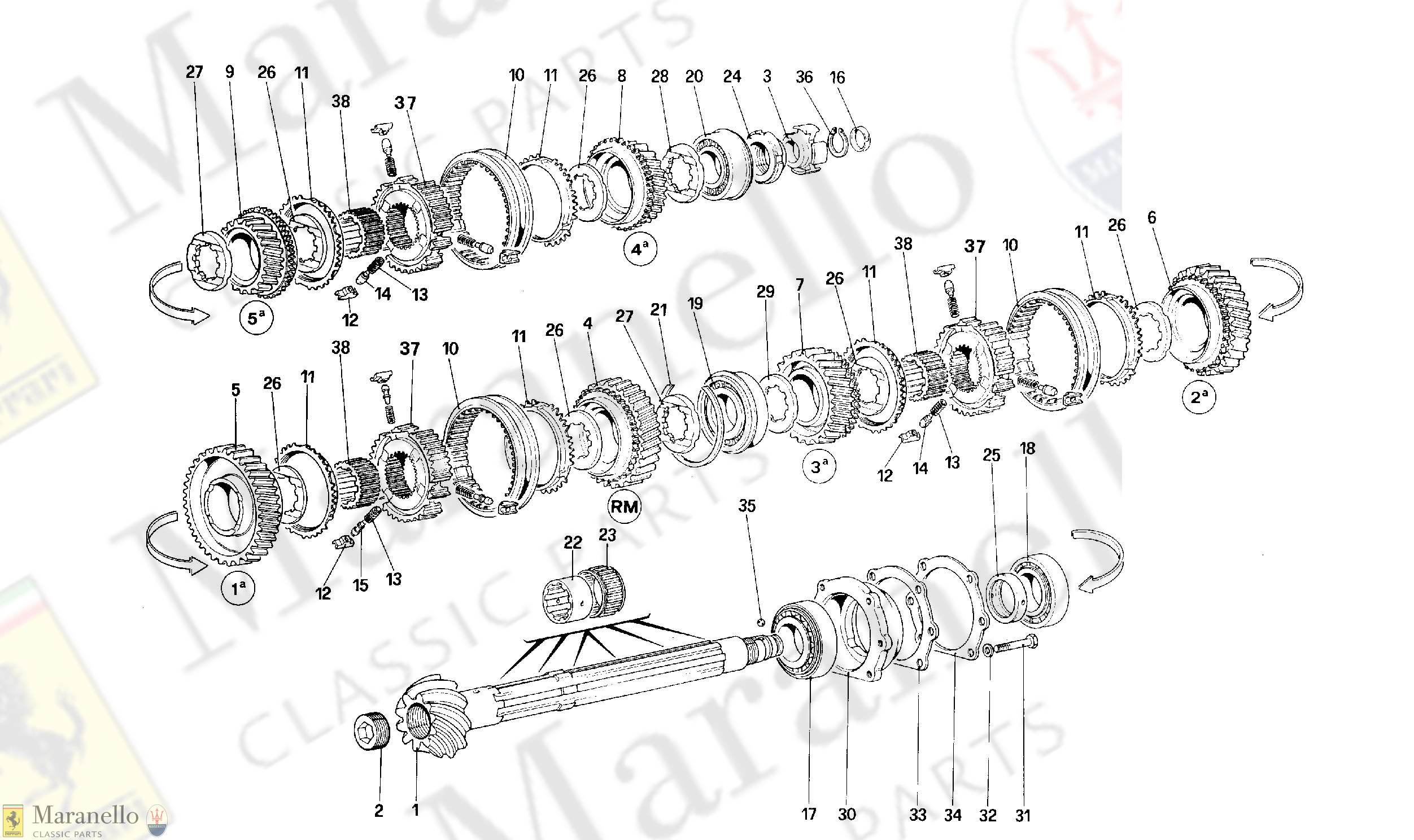 035 - Lay Shaft Gears