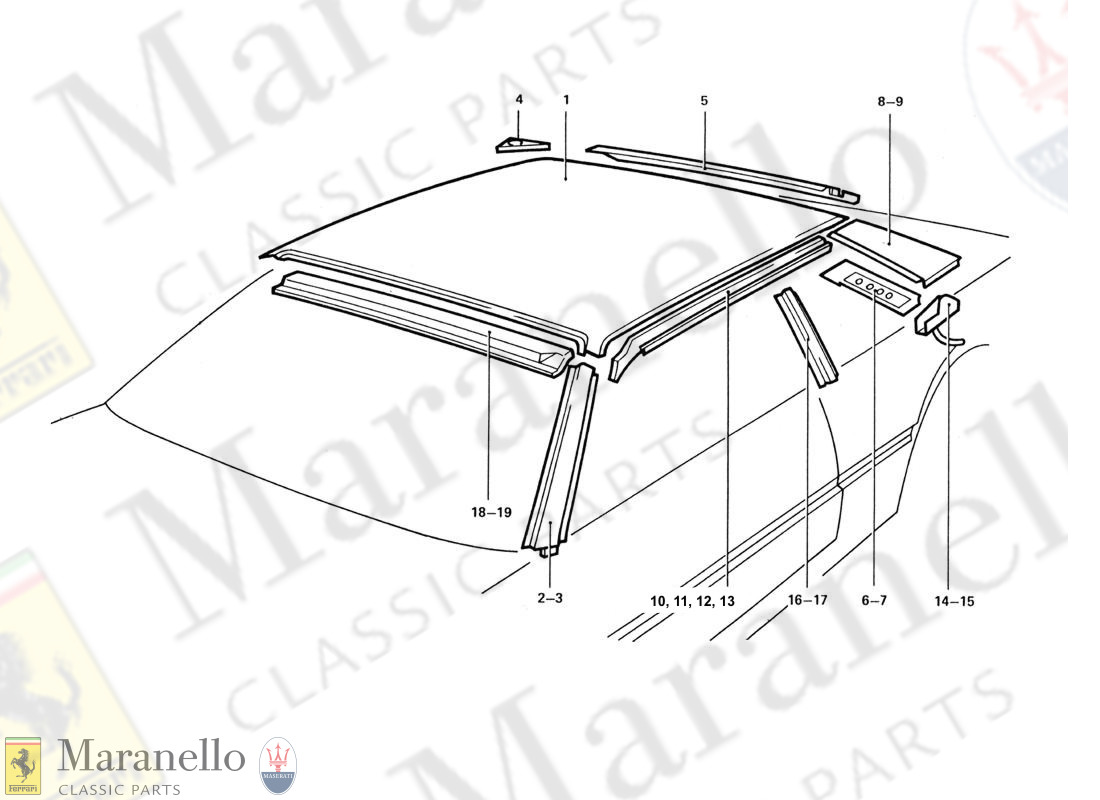 203 - Roof And Pillar Panels