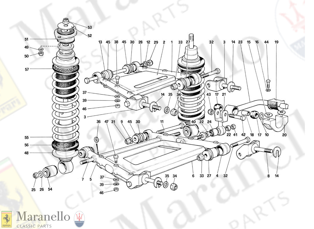 052 - Rear Suspension - Levers And Shock Absorbers