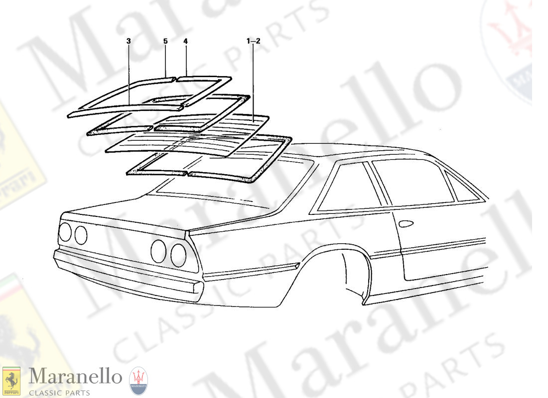 213 - Rear Windshield And Seals