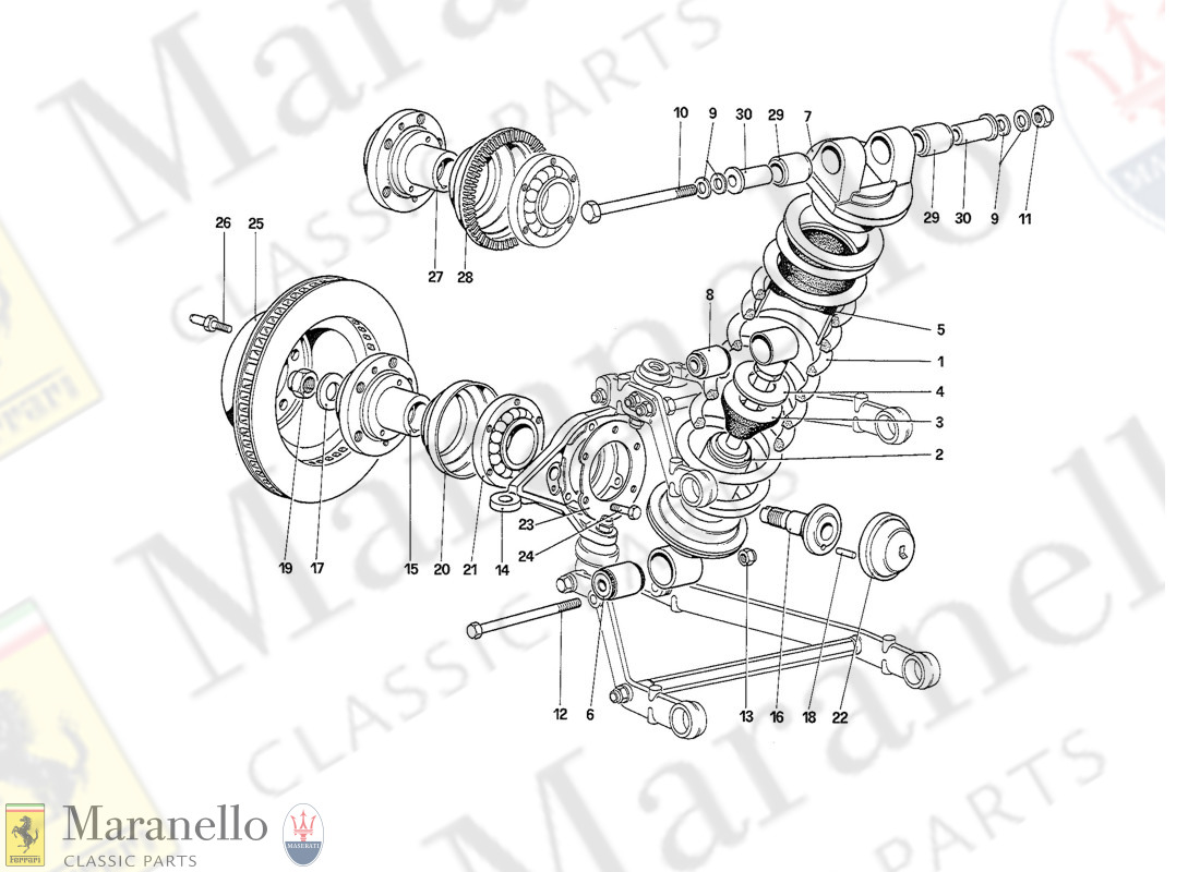 047 - Front Suspension - Shock Absorber And Brake Disc