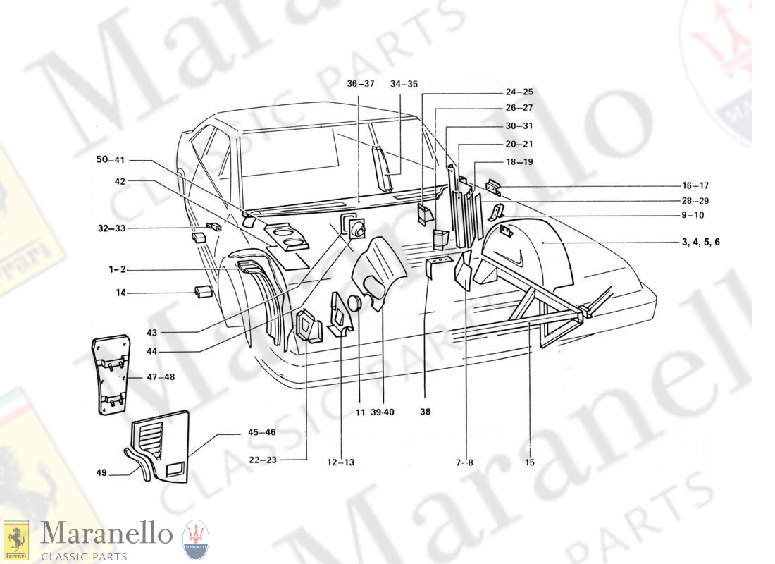 201 - Front Body Sub-Panels