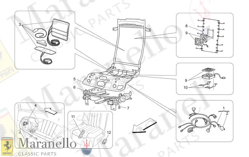 09.43 - 1 REAR SEATS MECHANICS AND ELECTRONICS