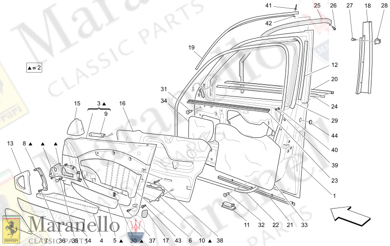 09.30 - 1 FRONT DOORS TRIM PANELS