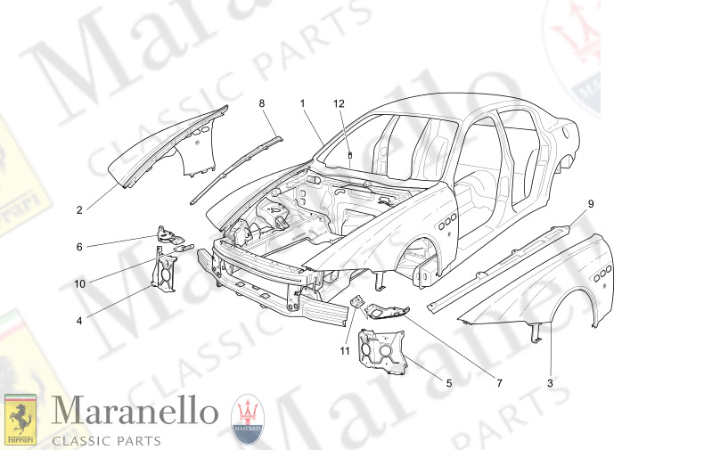 09.00 - 1 BODYWORK AND FRONT OUTER TRIM PANELS