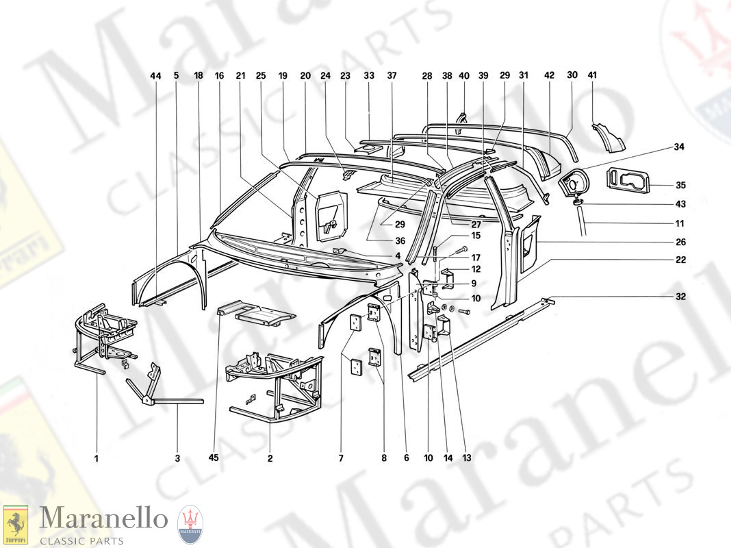 103 - Body - Internal Components