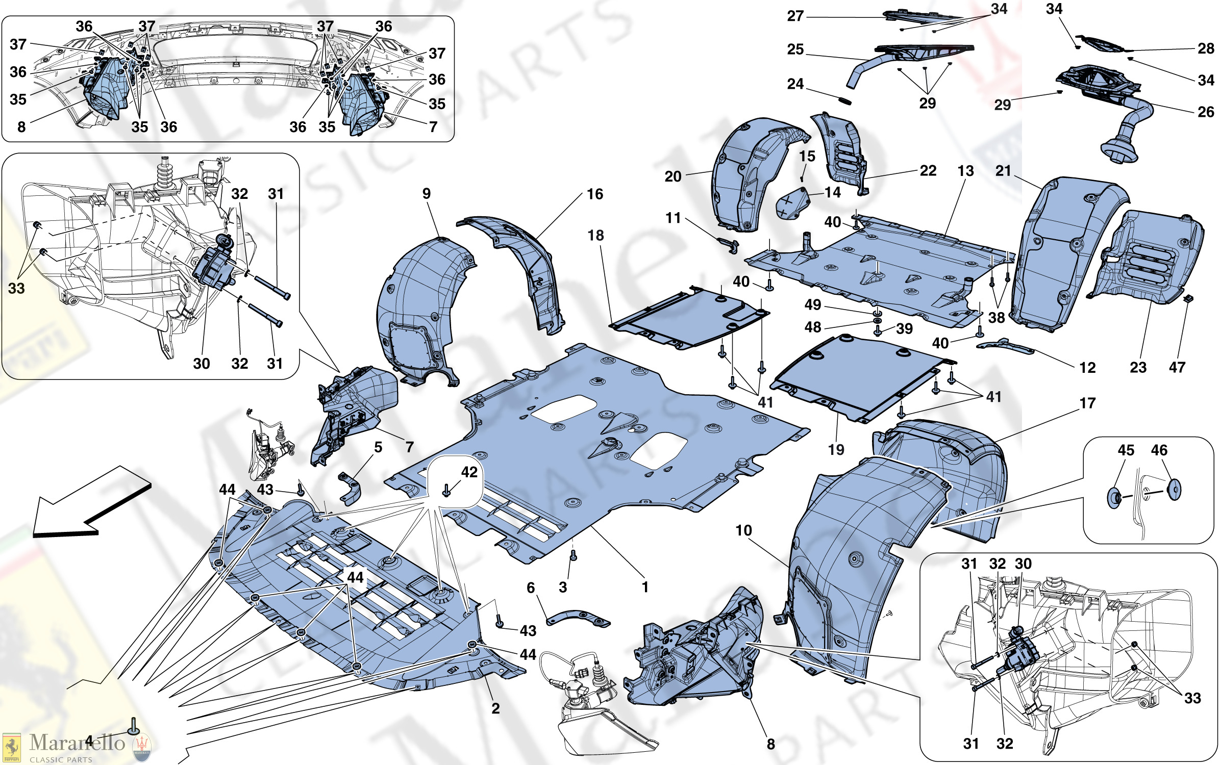 106 - Flat Undertray And Wheelhouses