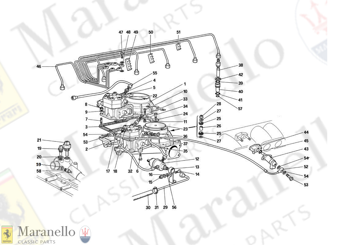 012 - Fuel Distributors Lines (Ke-Jetronic System) (Jan89)