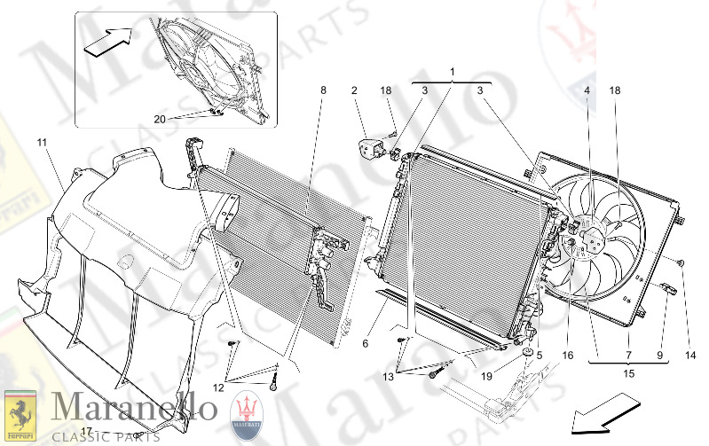 01.70 - 1 COOLING AIR RADIATORS AND DUCTS