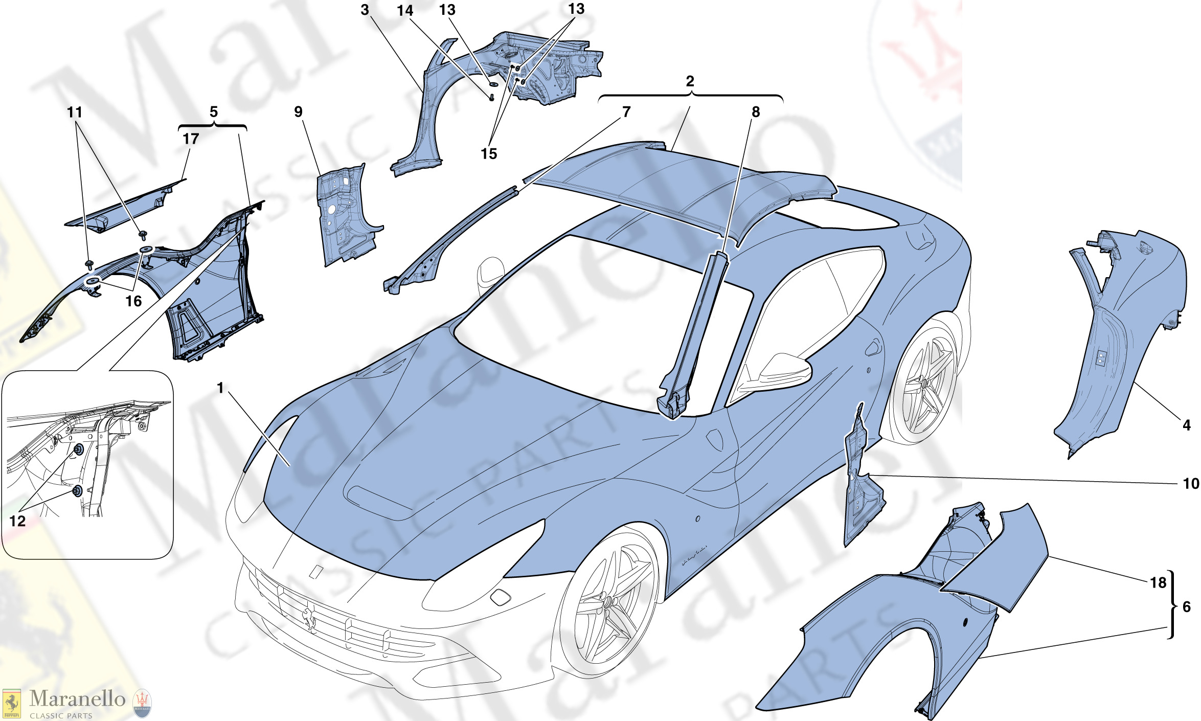 100 - Bodyshell - External Trim