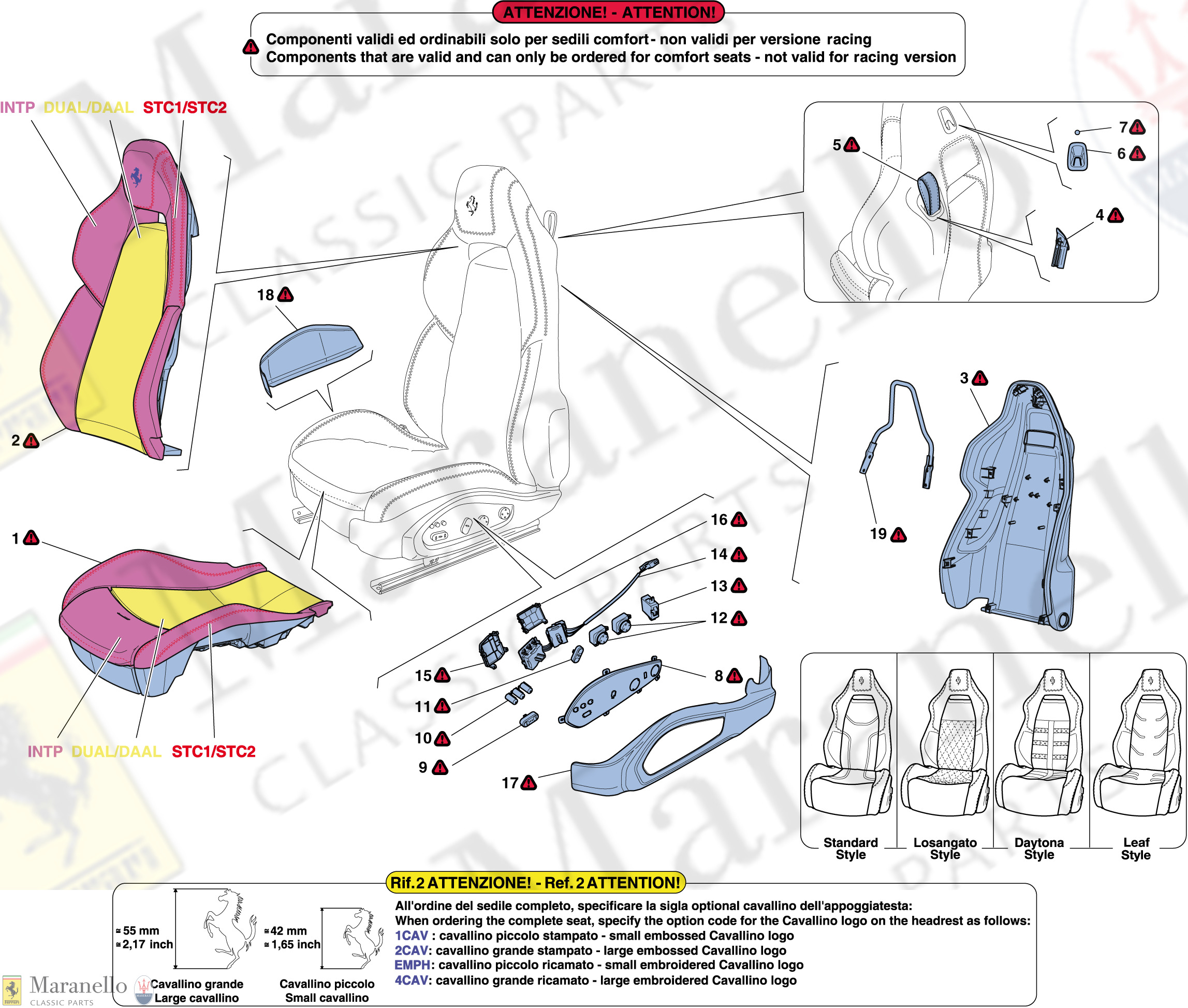 121 - Front Seat - Trim And Accessories