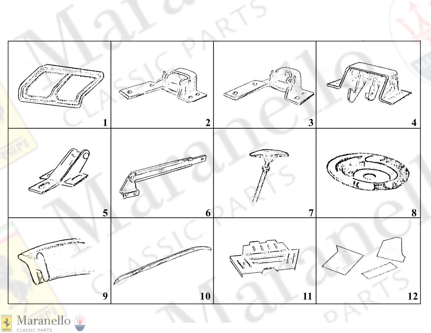 208A - Boot/Trunk Components