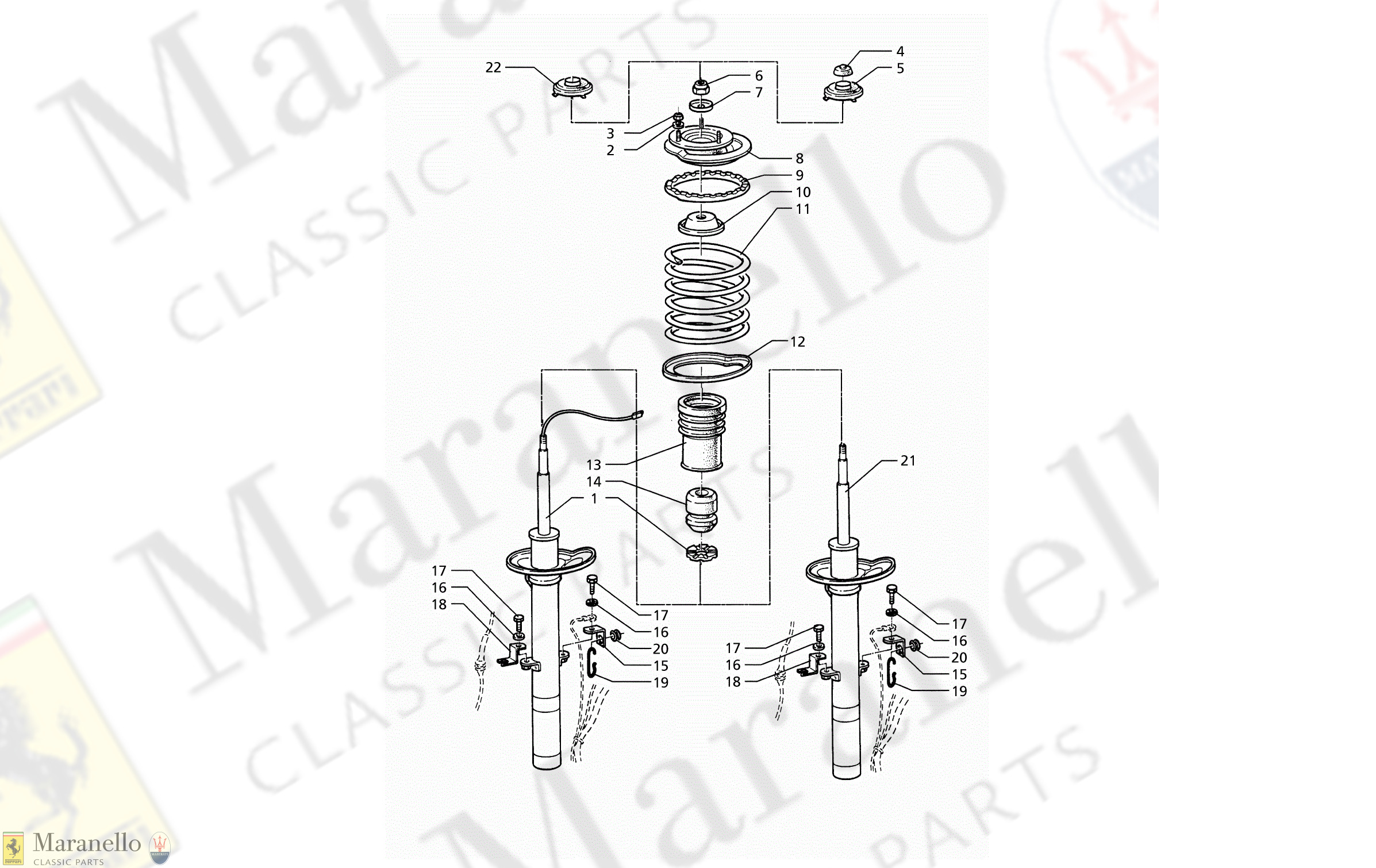 C 35 - Front Shock Absorber (Post-Modification)