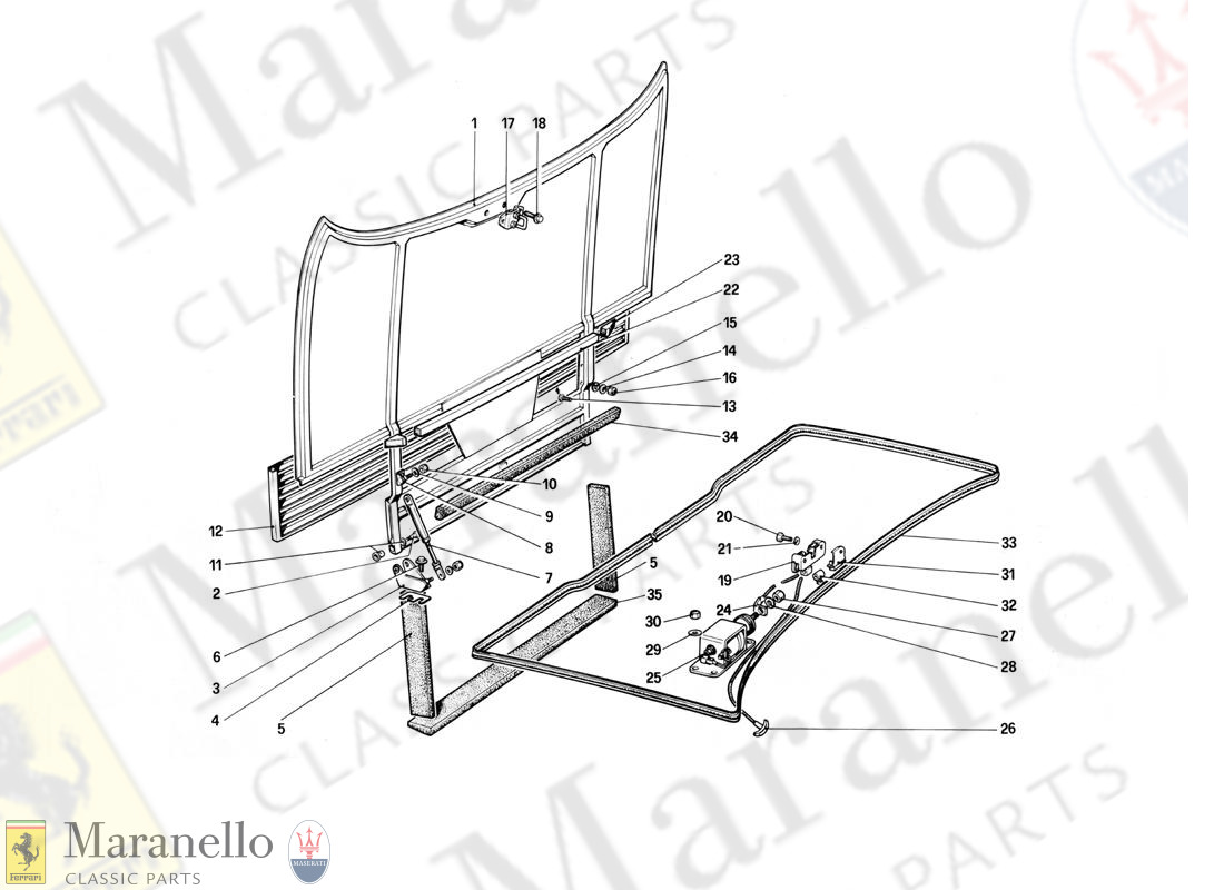 107 - Front Compartment Lid