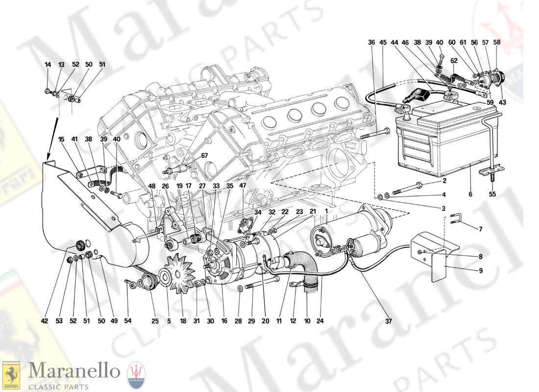 045 - Electric Generating System - (Engine With 2 Belts)