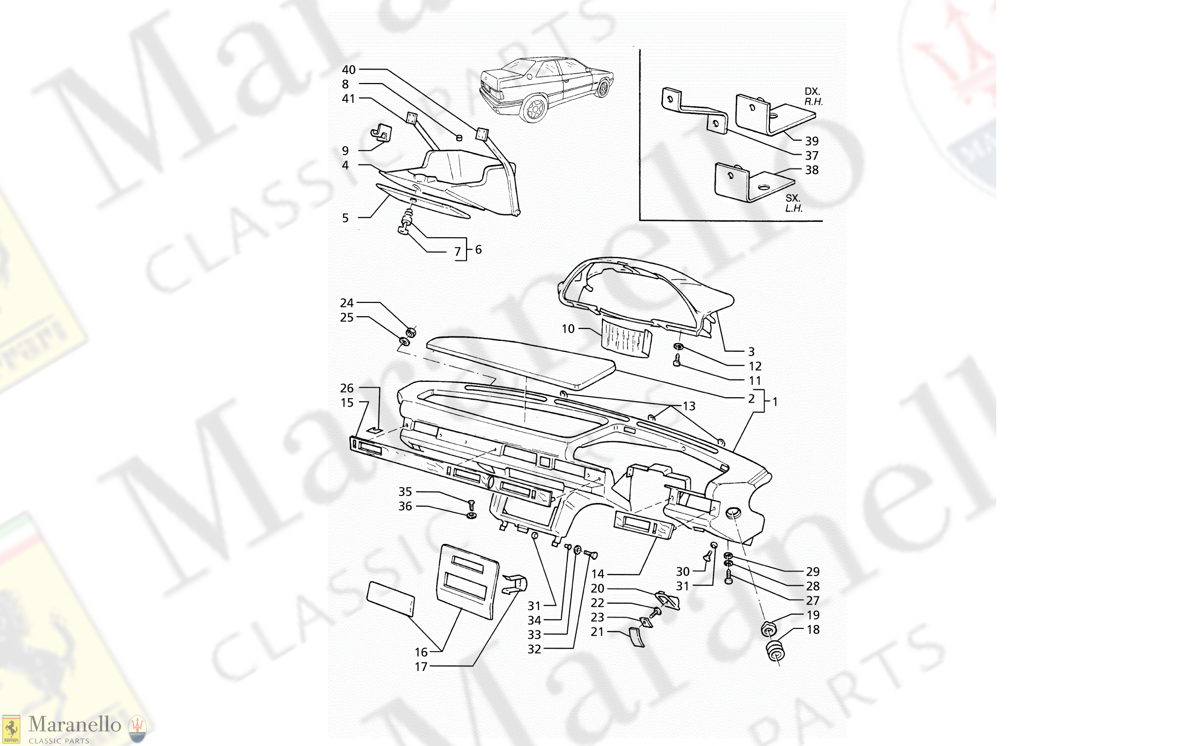 C 62.1 - C 621 - Dashboard (Right Hd)