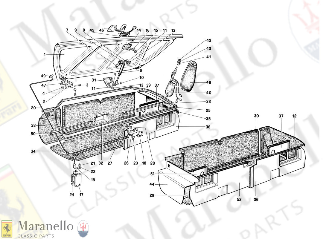 109 - Luggage Compartment Lid