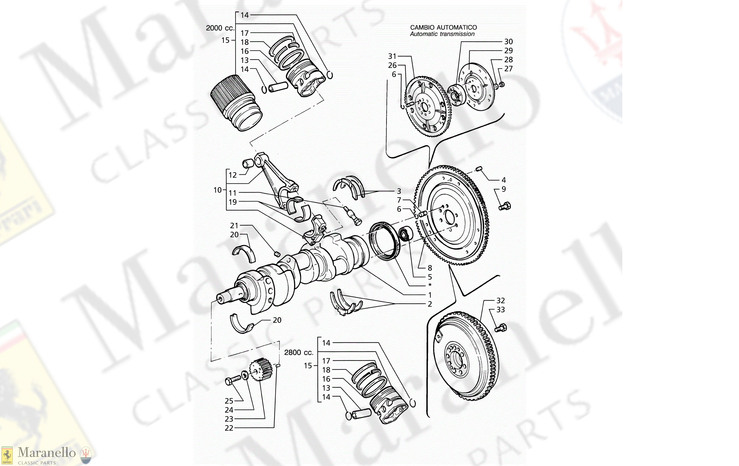 C 5 - Crankshaft, Pistons, Connecting Rods And Flywheel