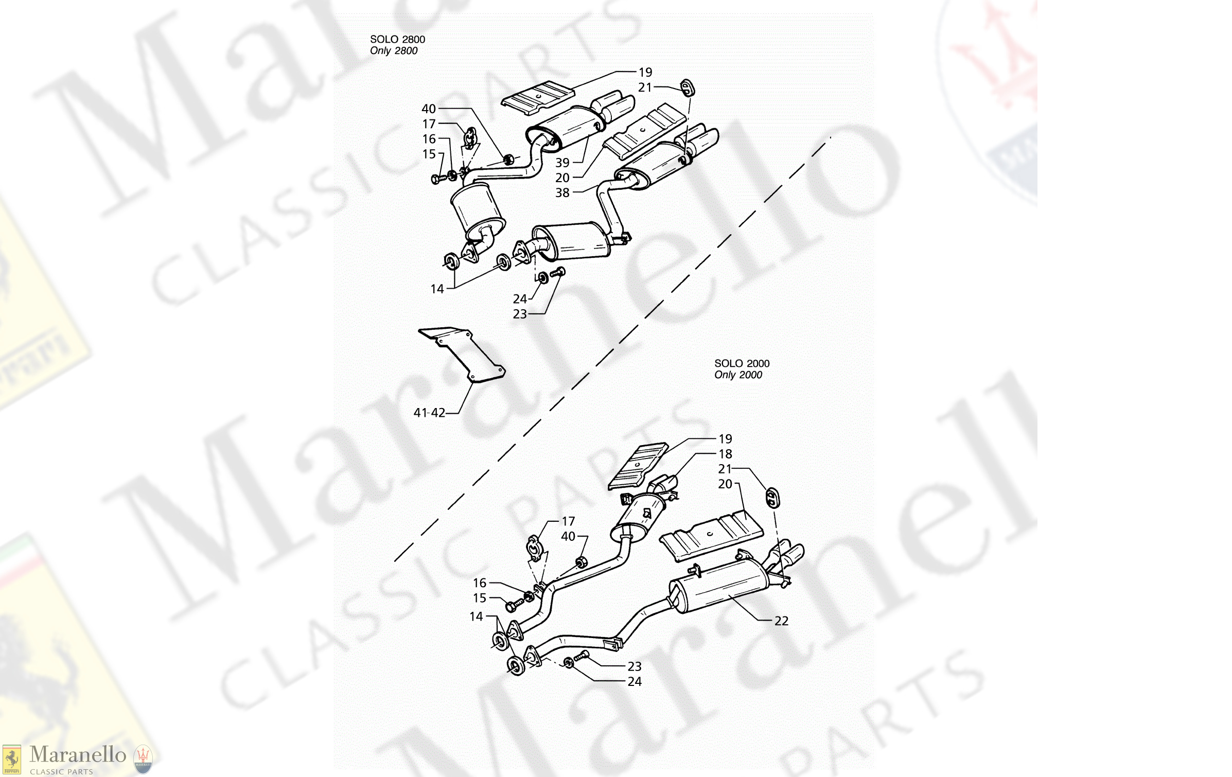 C 24.1 - C 241 - Rear Exhaust System