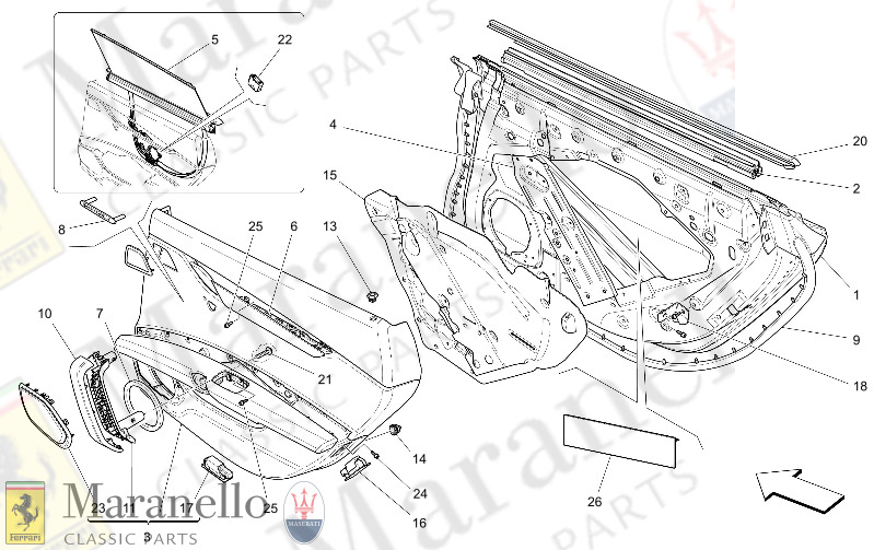 09.32 - 1 REAR DOORS TRIM PANELS