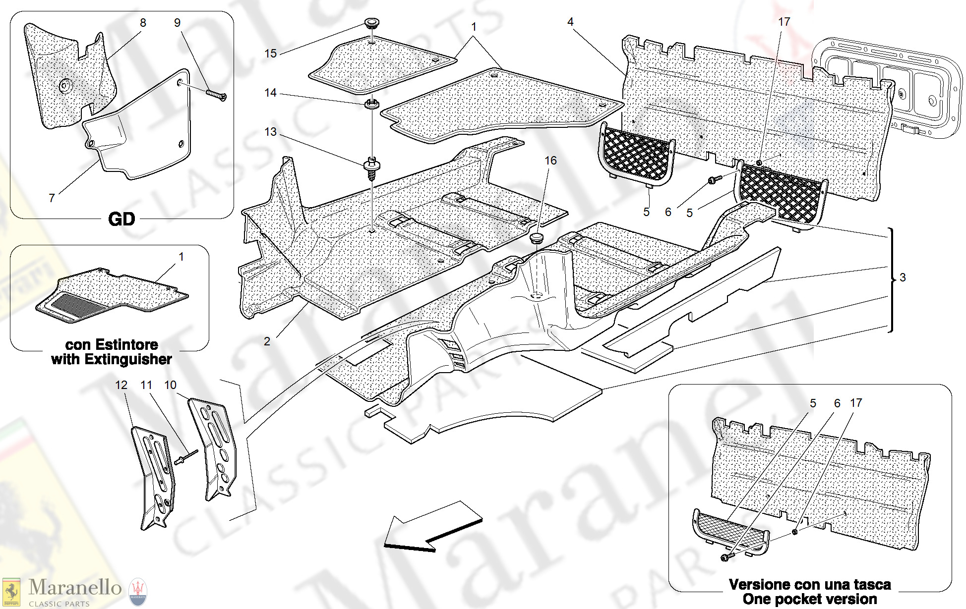 109 - Passengers Compartment Carpets