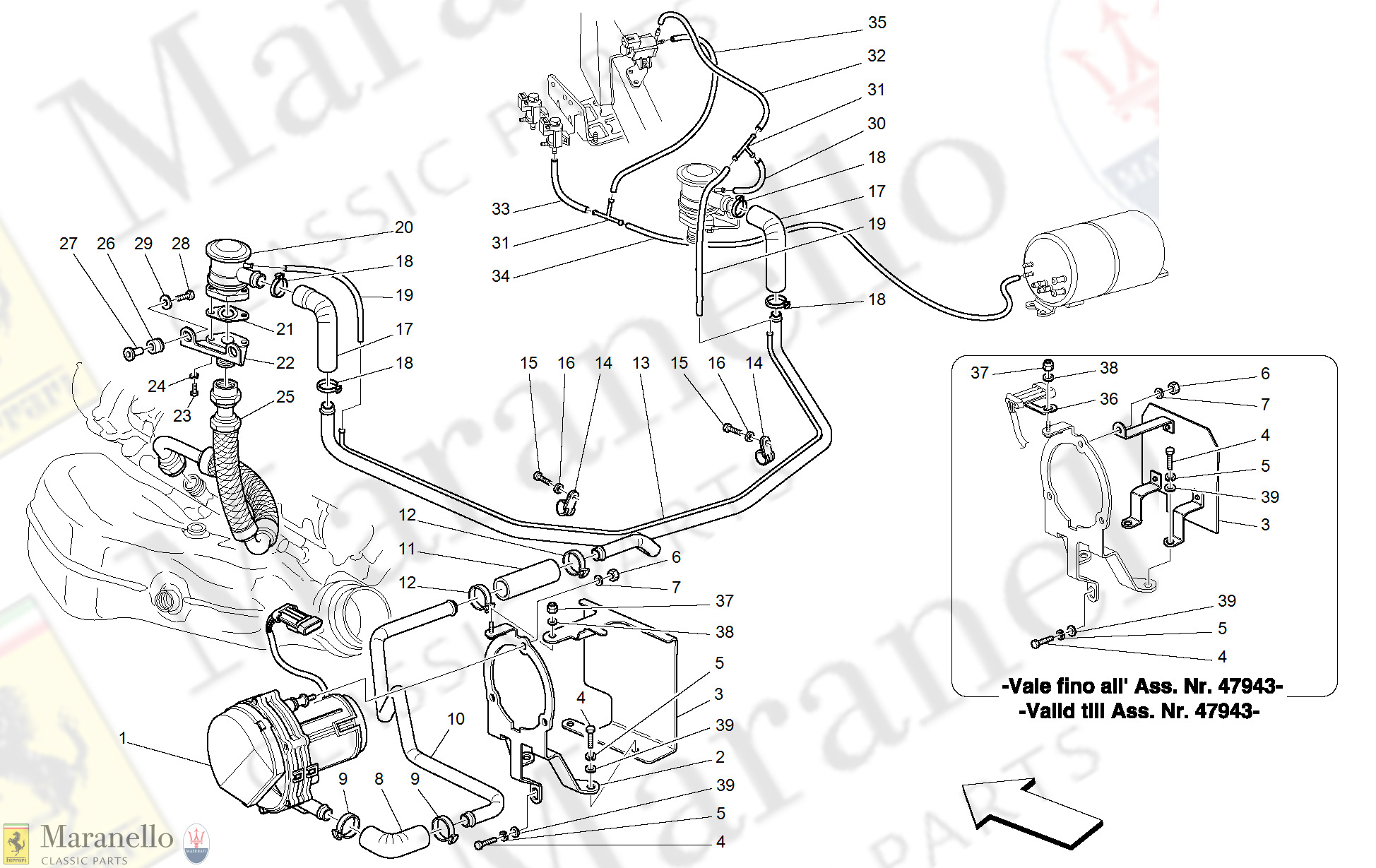 009 - Secondary Air System -Valid For Usa My 2000,2001,2002,2003,2004 And Cdn My 2000,2001,2002,2003,2004-