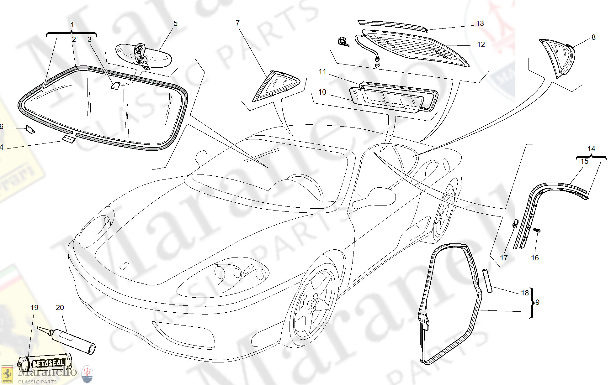 121 - Glasses And Gaskets