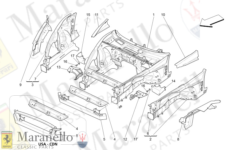 C9.03 - 1 FRONT STRUCTURAL FRAMES AND SHEET PANELS