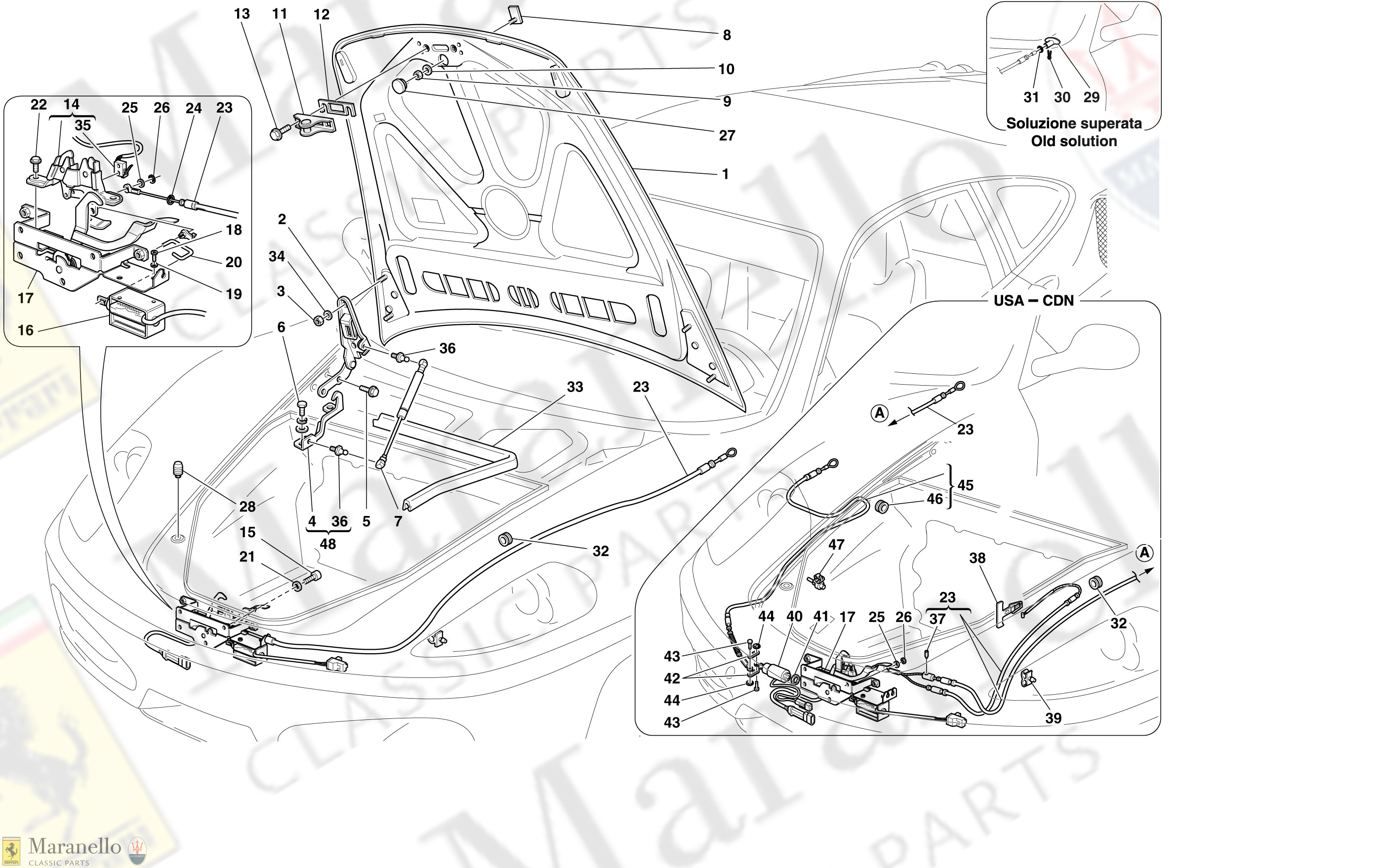 112 - Front Lid And Opening Mechanism