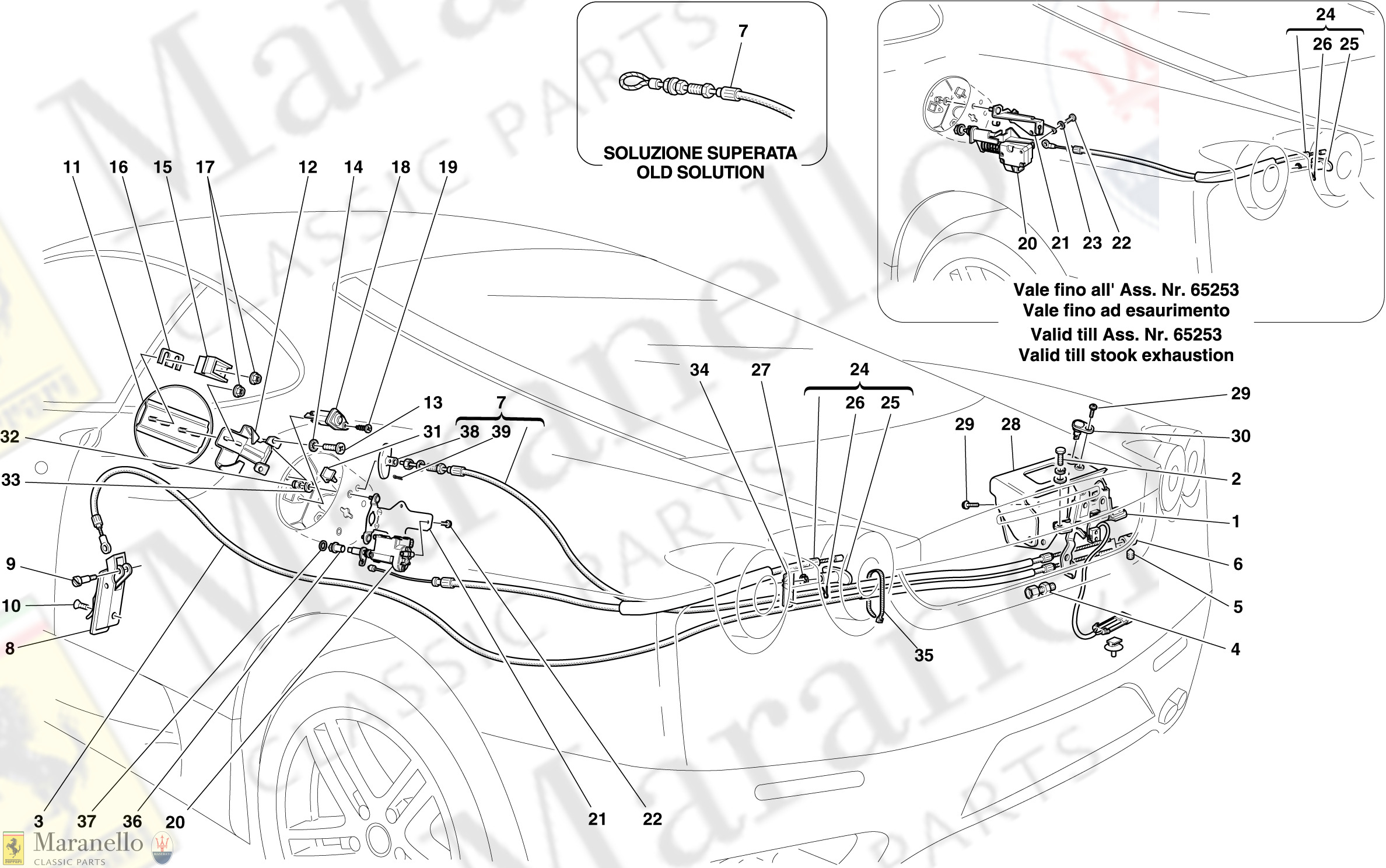 114 - Engine Compartment Lid And Fuel Filler Flap Opening Mechanisms