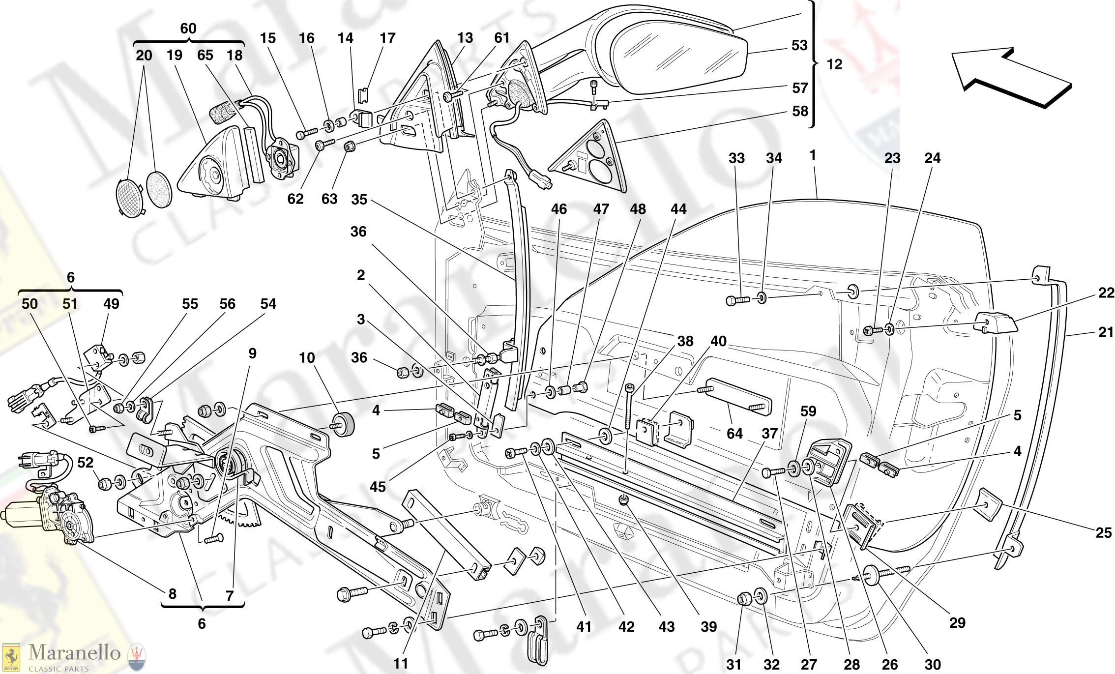 117 - Doors - Power Windows And Rear-View Mirror