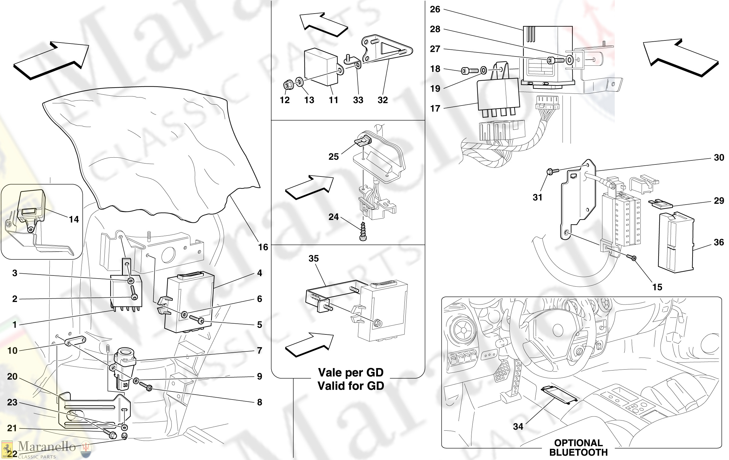 135 - Front Passenger Compartment Ecus