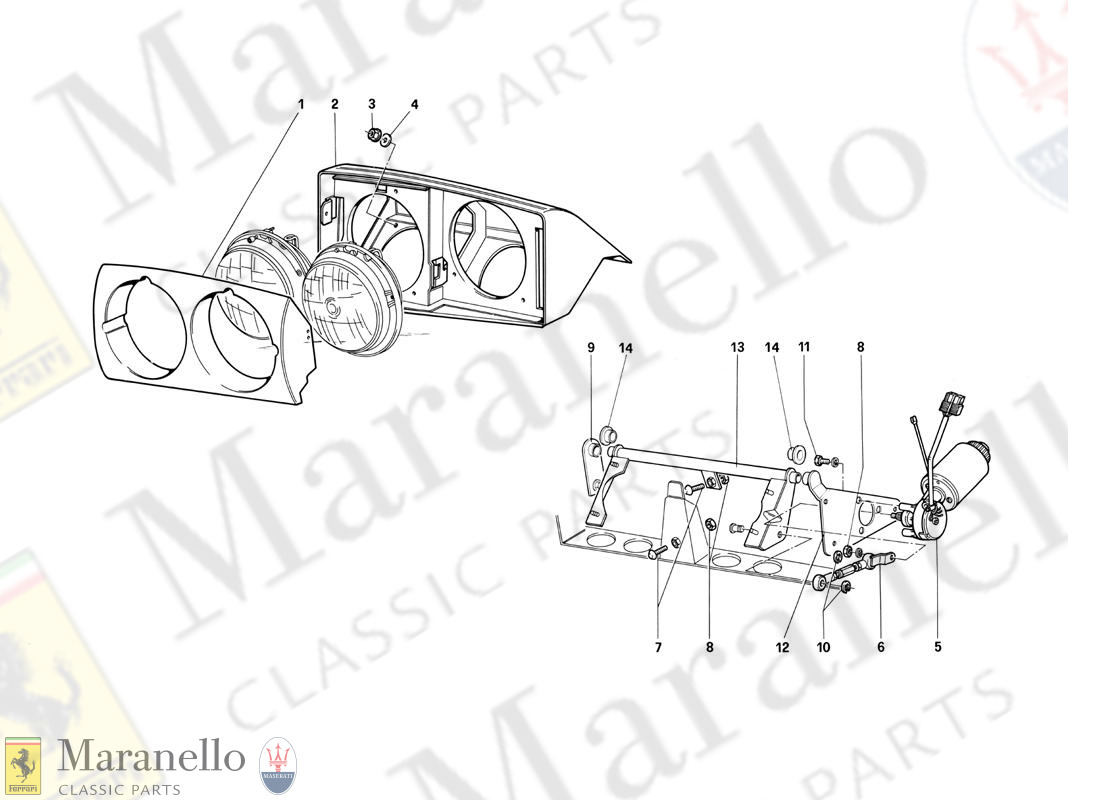 122 - Front Headlight Lifting Device