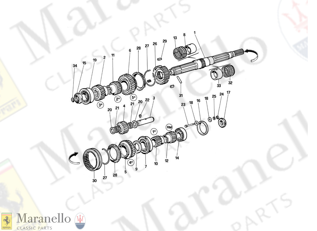 033 - Main Shaft Gears