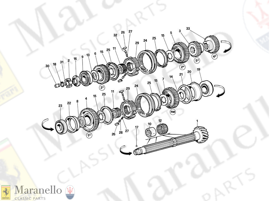 034 - Lay Shaft Gears