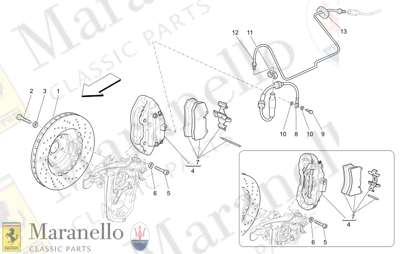 04.10 - 1 BRAKING DEVICES ON FRONT WHEELS