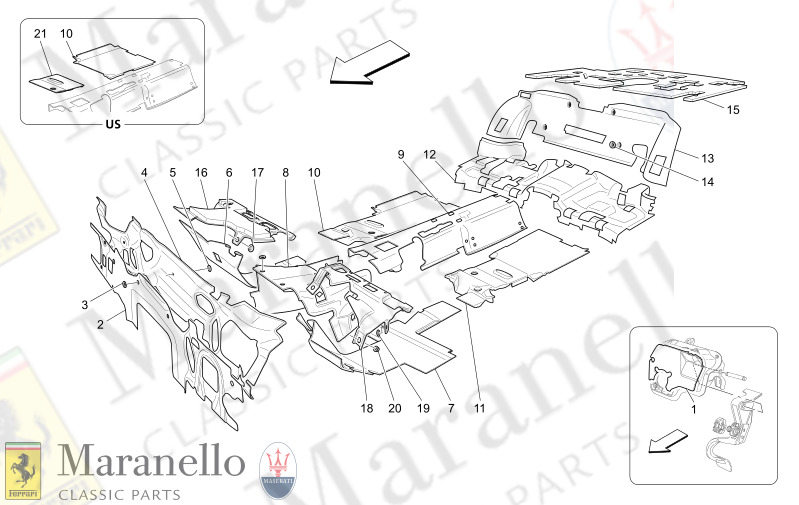 09.62 - 1 SOUND-PROOFING PANELS INSIDE THE VEHICLE