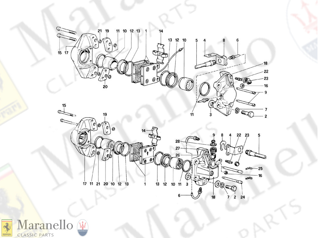 029 - Calipers For Front And Rear Brakes