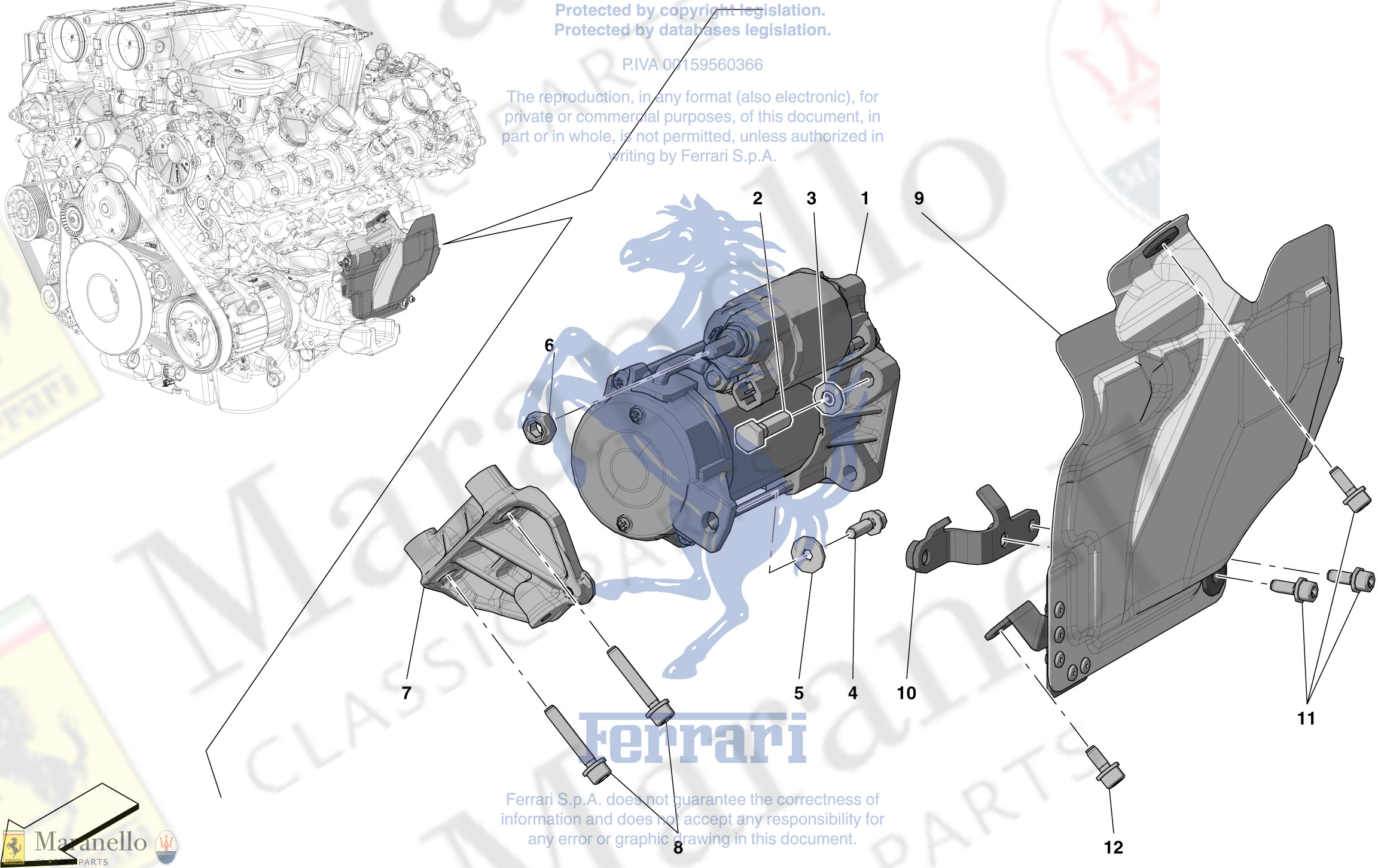 036 - Electric Starter Motor