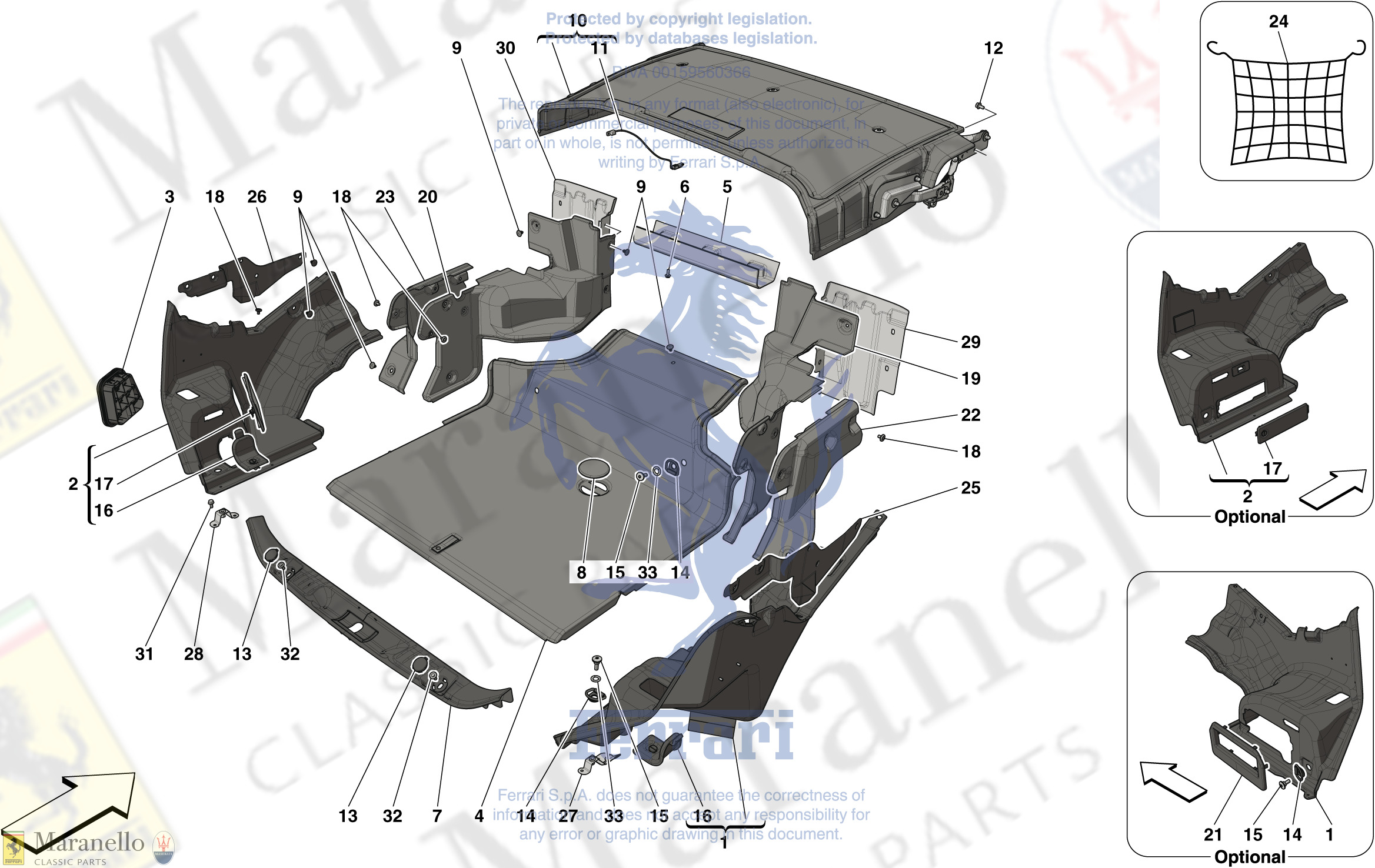 146 - Luggage Compartment Mats