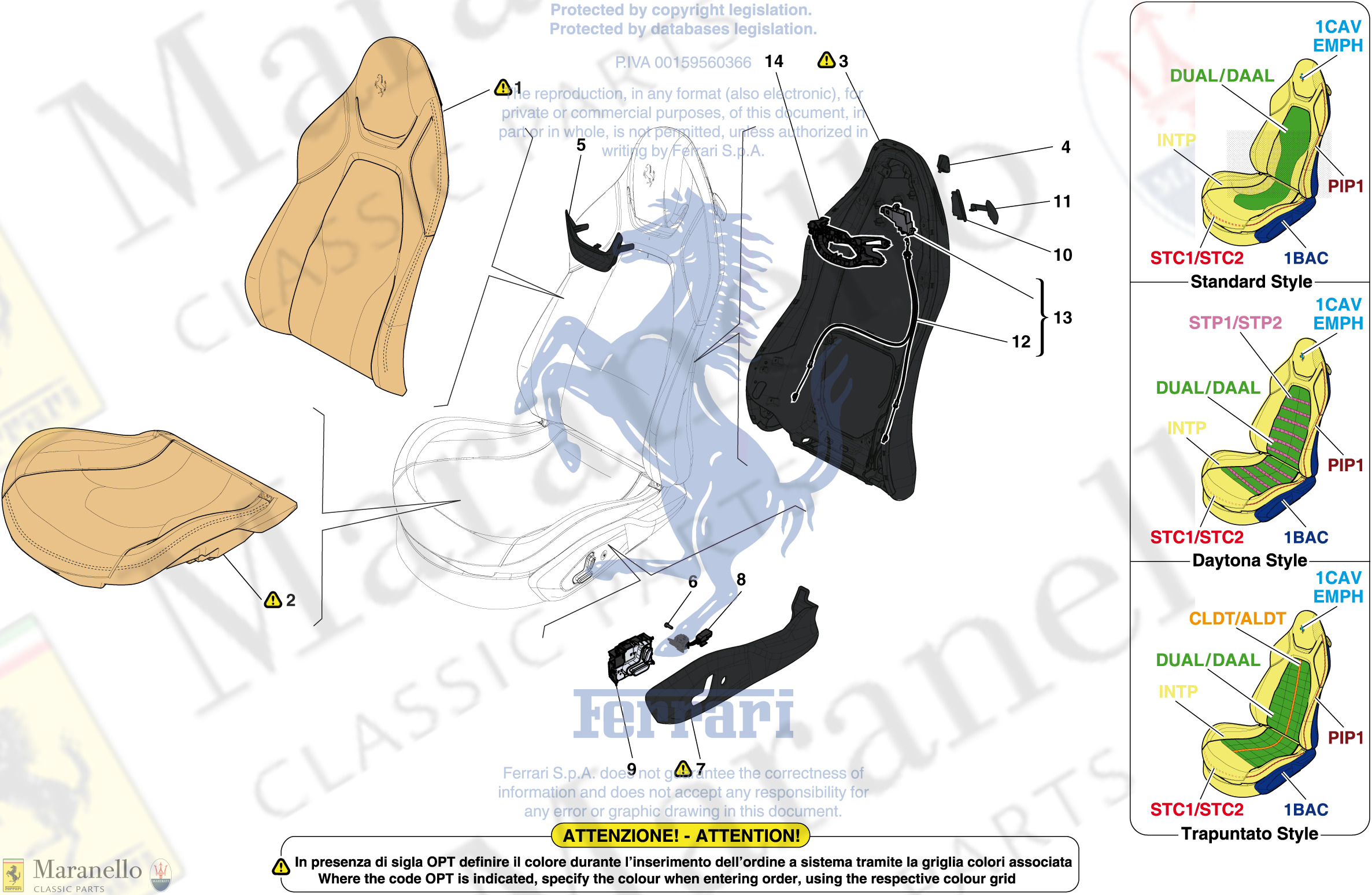 161 - Front Seats - Seat Trim