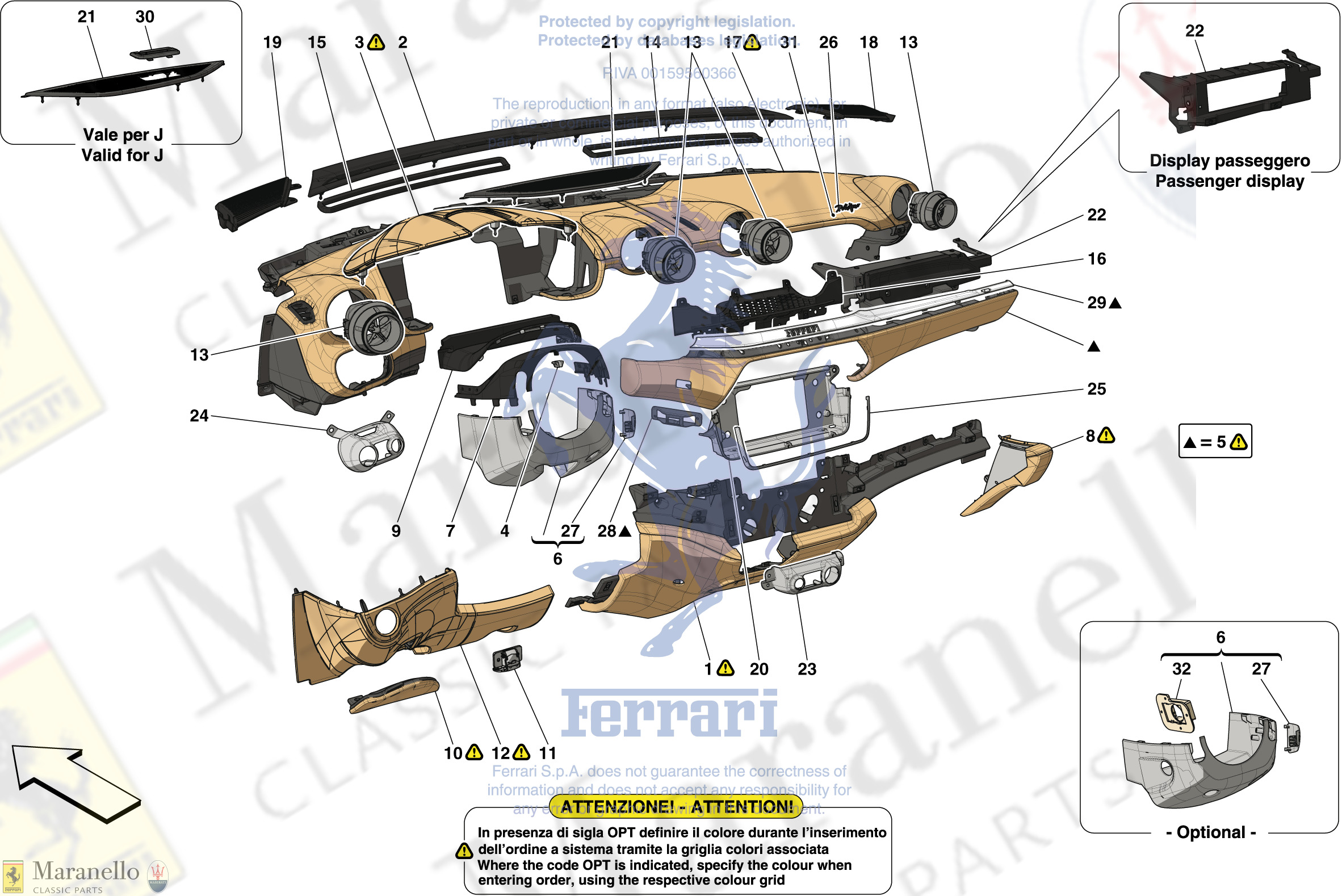 150 - DASHBOARD - TRIM -Not for RHD-